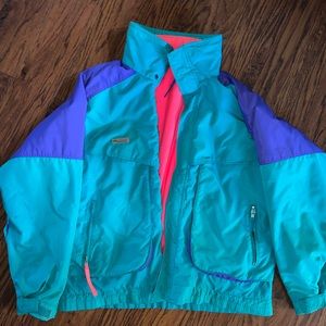 vintage 1990s powder keg Columbia jacket men’s large two in one jacket